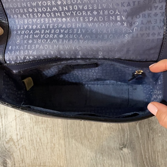 Kate spade navy purse - Picture 6 of 7